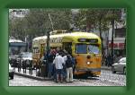 IMG_0447 * The city of San Francisco has built a trolley line that runs down Market Street from the Castro district all the way to Fisherman's Wharf. They have restored a bunch of old trolley cars and run them on the F-Line.

I'll be taking the F-Line to Fisherman's wharf some evening. That's so cool. * 3072 x 2048 * (3.9MB)