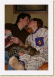 IMG_0593 * Tim and Leslie steal a kiss. The kitties are not amused. * 2048 x 3072 * (2.08MB)