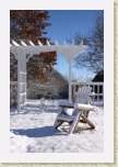 IMG_0642 * Chair and pergola in the snow. * 2048 x 3072 * (3.16MB)