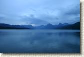 Lake McDonald in the evening.