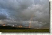 A rainbow at St. Mary.