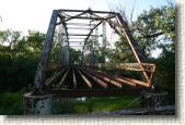 An old bridge by the park.