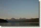 Lake McDonald in the evening.